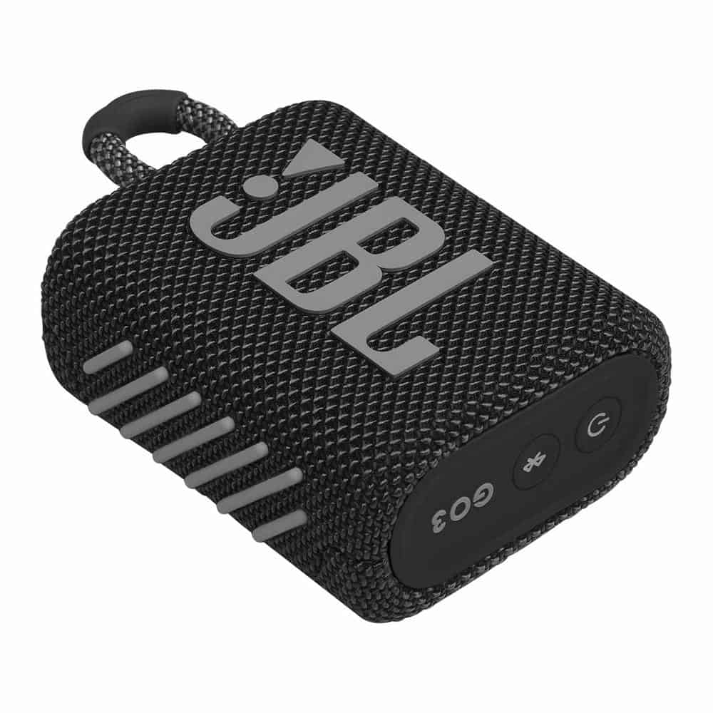 (image for) JBL GO 3 Compact Waterproof Portable Bluetooth Speaker Black